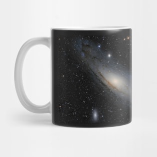 The Andromeda Galaxy in constellation Andromeda Mug